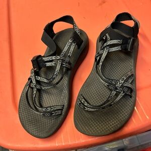 Chaco Women's Black and Gray Sandals